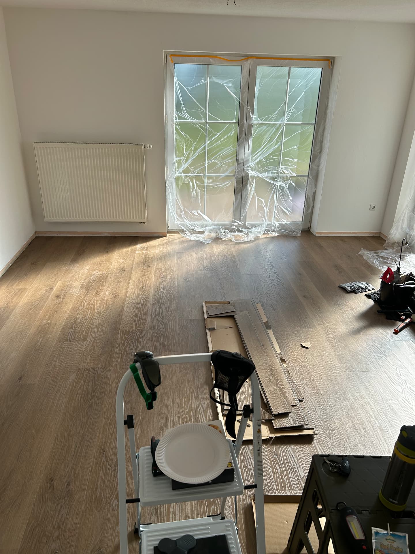 Bodenverlegung Vorher
