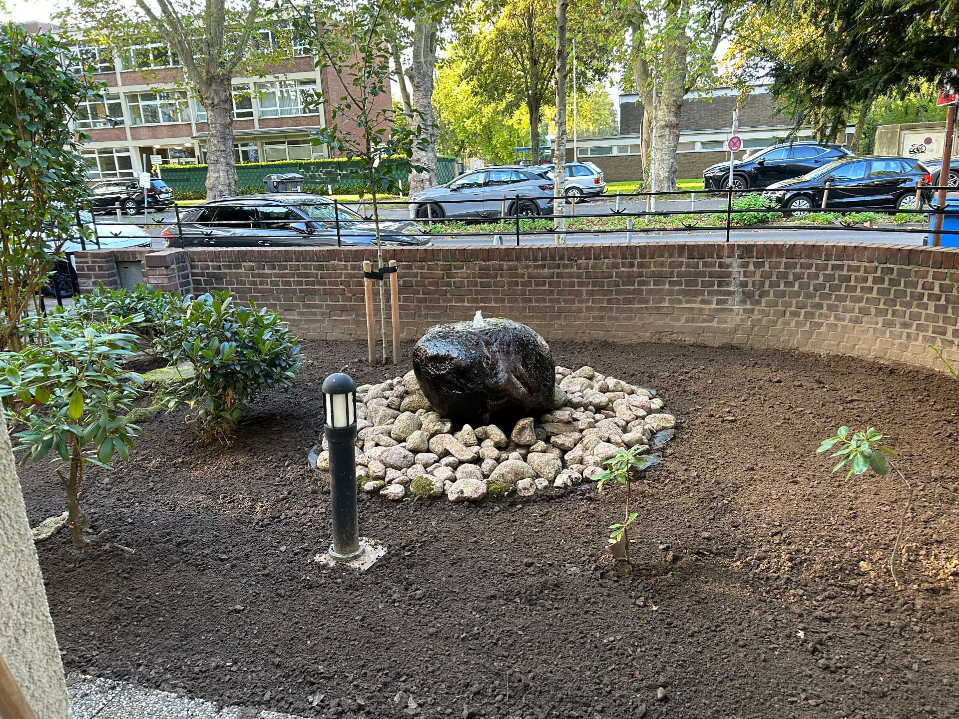 Gartenanlage neu gestaltet Nachher